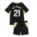 Manchester City Rayan Ait-Nouri #21 Bortedraktsett Barn 2026-27 Kortermet (+ Korte bukser)